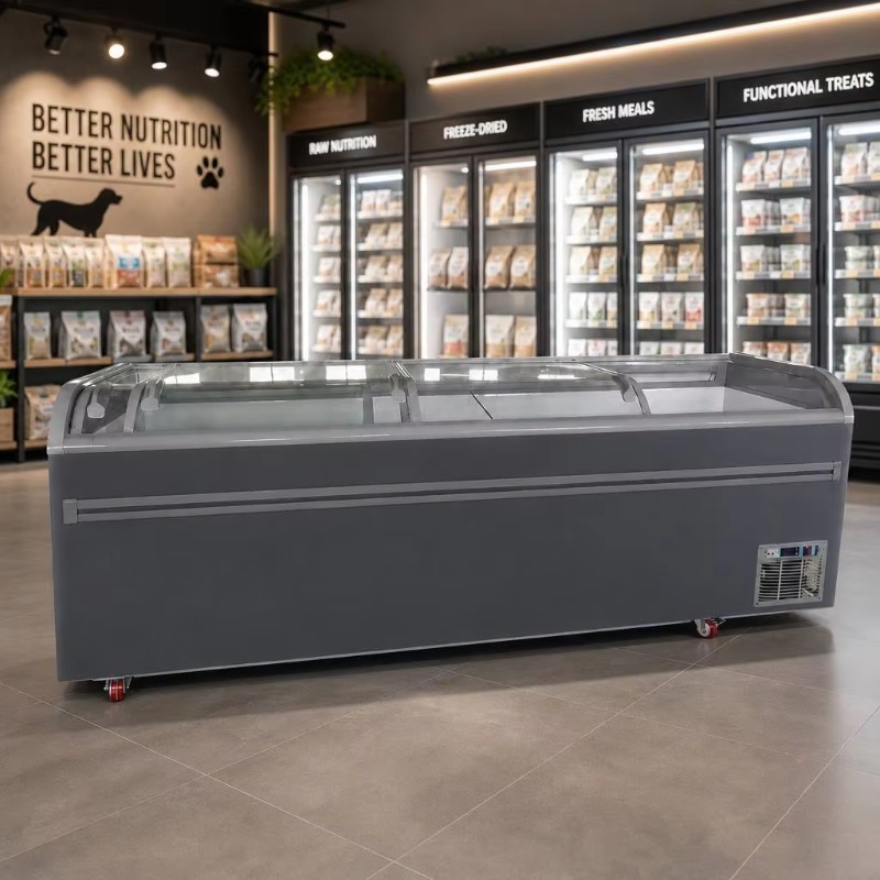 Commercial Chest Freezer - ตู้แช่แข็งแบบมีฝากระจก ใช้สารทำความเย็น R290 สามารถปรับเปลี่ยนการใช้งานได้หลากหลาย เหมาะสำหรับใช้ในเชิงพาณิชย์