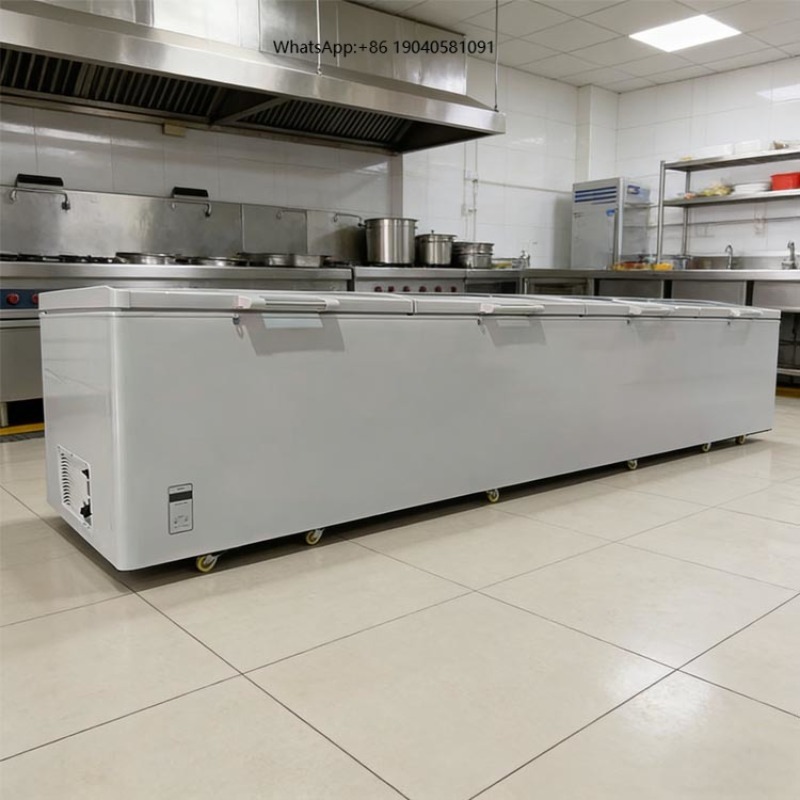 Commercial Chest Freezer - ตู้แช่แข็งแนวนอนเชิงพาณิชย์ขนาดใหญ่ 4 ประตู อุณหภูมิเดียว รุ่น 2688
