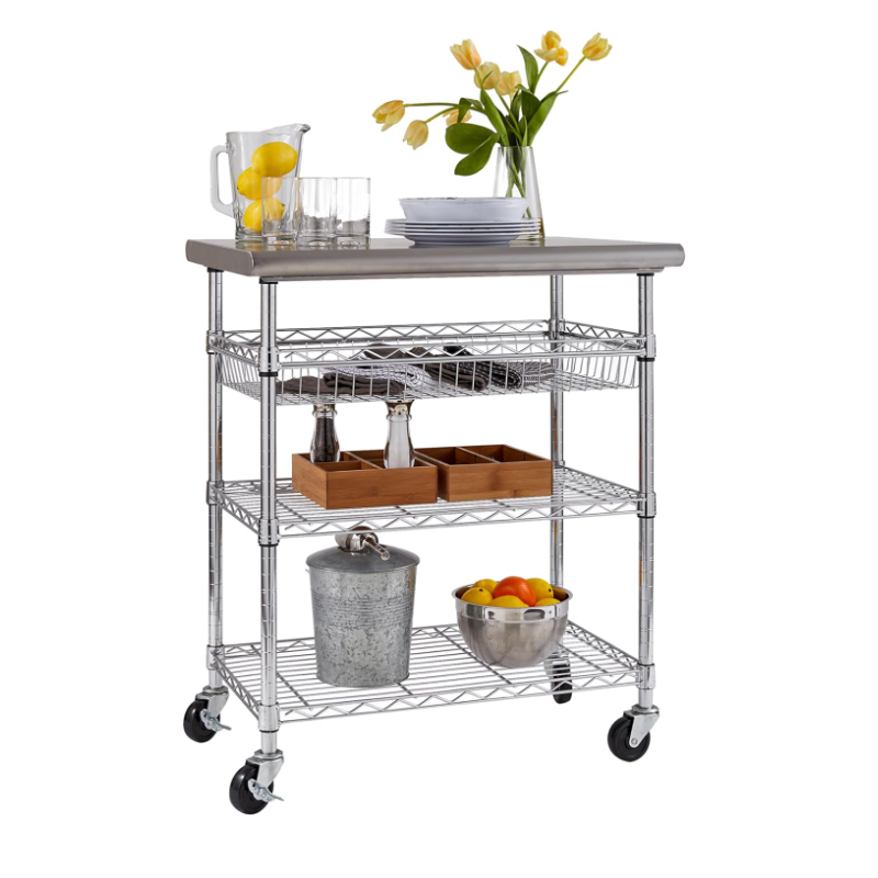 Commercial Kitchen Worktops - โต๊ะทำงานเชิงพาณิชย์แบบกำหนดเอง รถเข็นอเนกประสงค์ สถานีเตรียมอาหาร สำหรับร้านอาหาร ห้องครัว โรงรถ