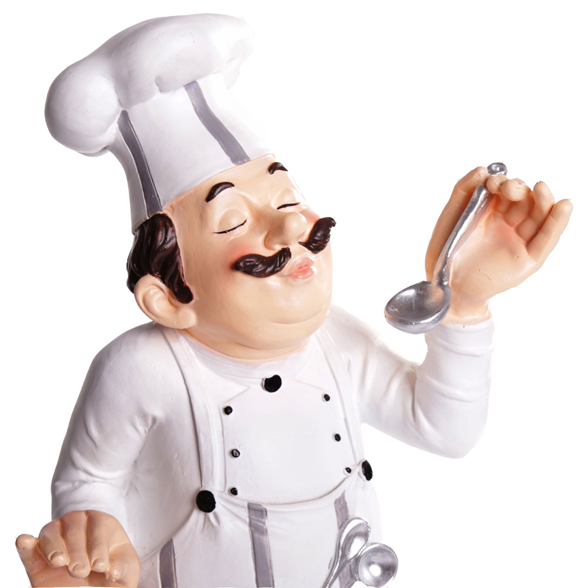 Commercial Kitchen And Bar - ร้านอาหารเรซิ่นตกแต่ง-Figurine Chef & เครื่องประดับบาร์สําหรับ Cafe,Commercial ตกแต่งห้องครัวทนทานเรซิ่นหัตถกรรม