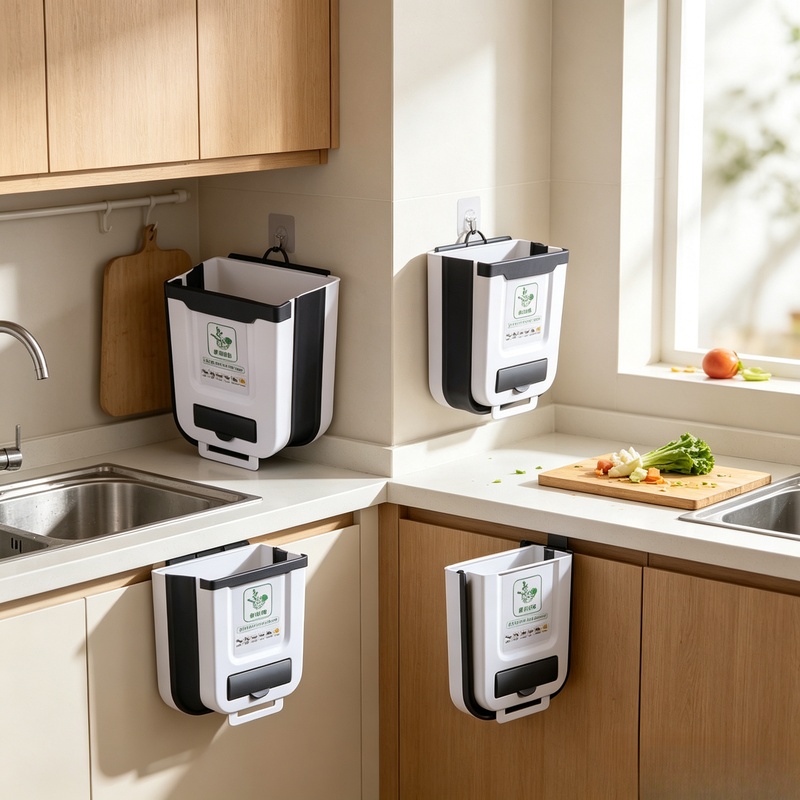 ถังขยะพลาสติกแบบติดผนัง ขนาด 1 - Commercial Kitchen Bin บทวิจารณ์และราคา
