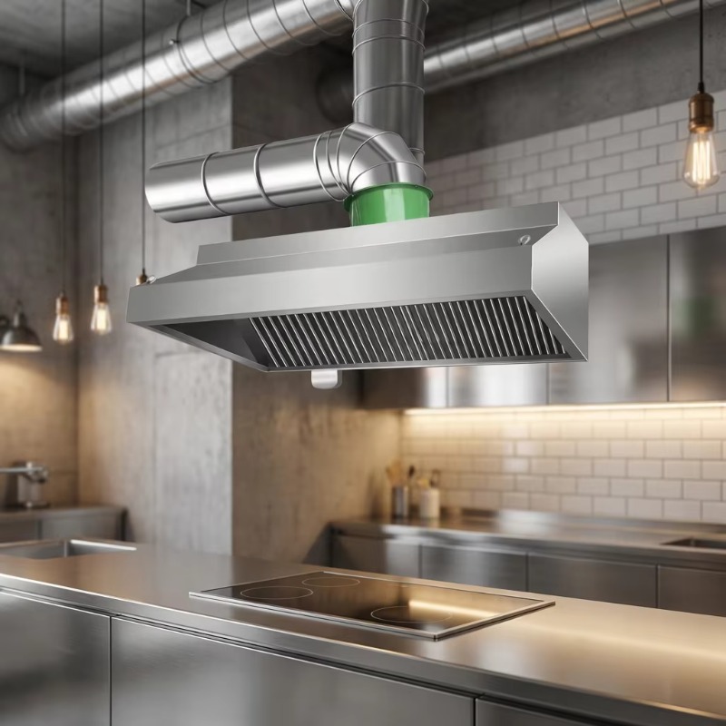 เครื่องดูดควันติดผนังสแตนเลสแบ - Commercial Kitchen Hoods บทวิจารณ์และราคา