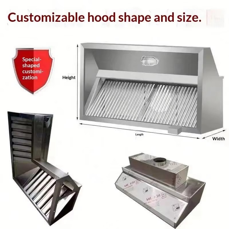 เครื่องดูดควันติดผนังสแตนเลสแบ - Commercial Kitchen Hoods บทวิจารณ์และราคา