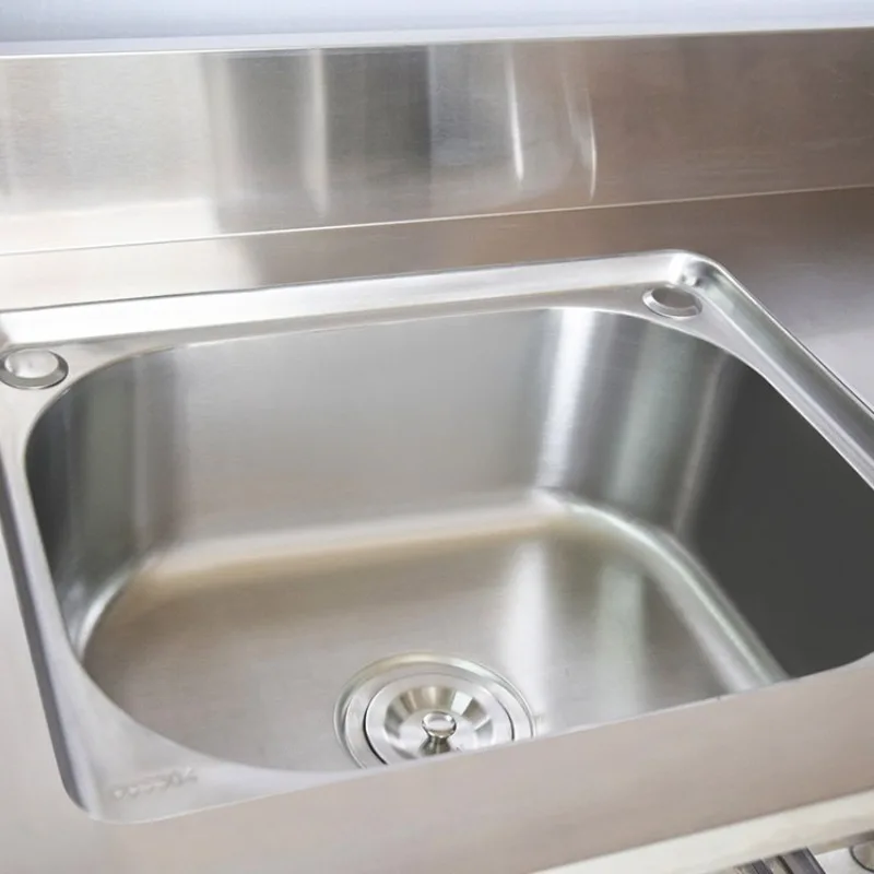 อ่างล้างจานสแตนเลสแบบตั้งพื้นพ - Commercial Kitchen Worktops บทวิจารณ์และราคา