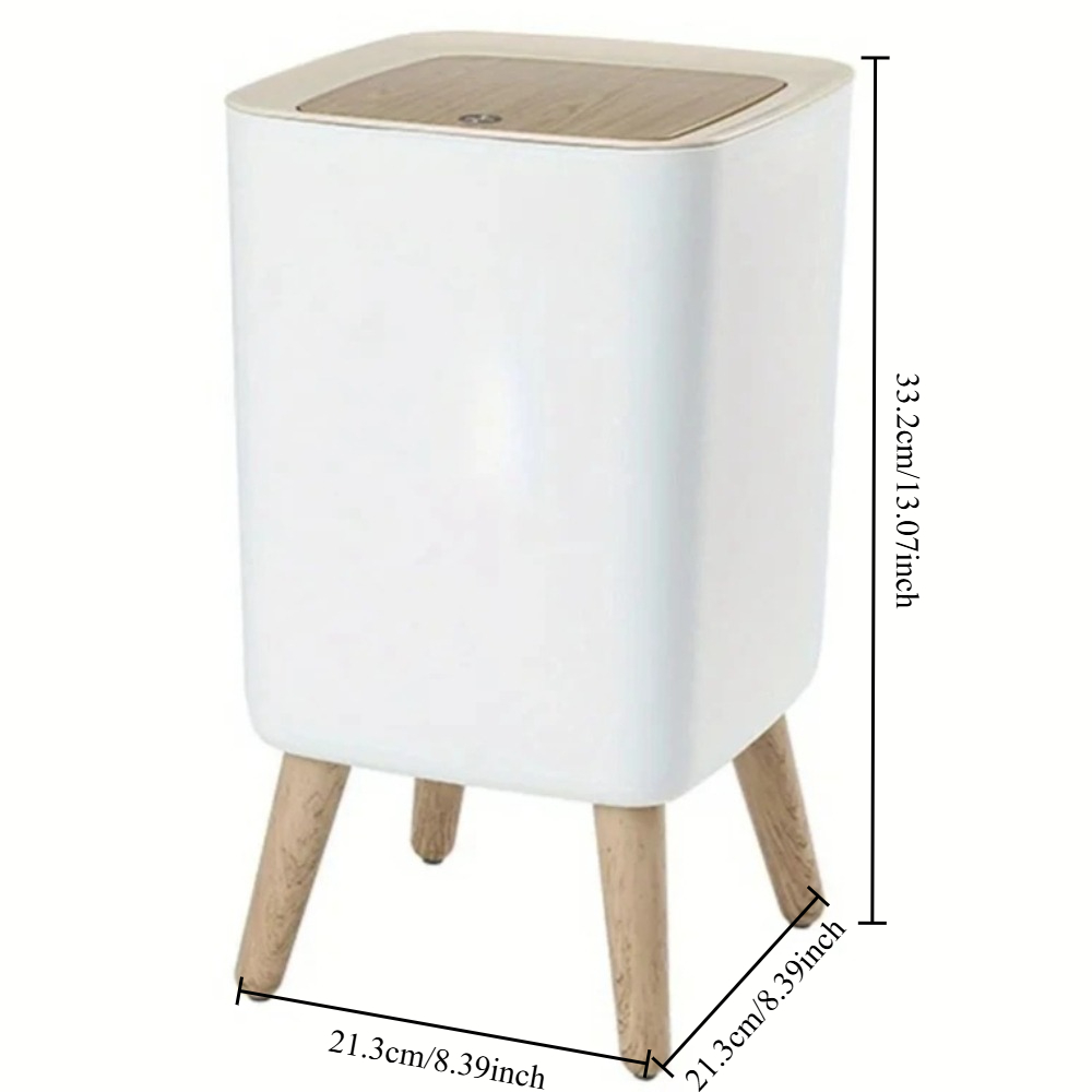 ถังขยะไม้สีขาวขนาด 10 ลิตร พร้ - Commercial Kitchen Bin บทวิจารณ์และราคา