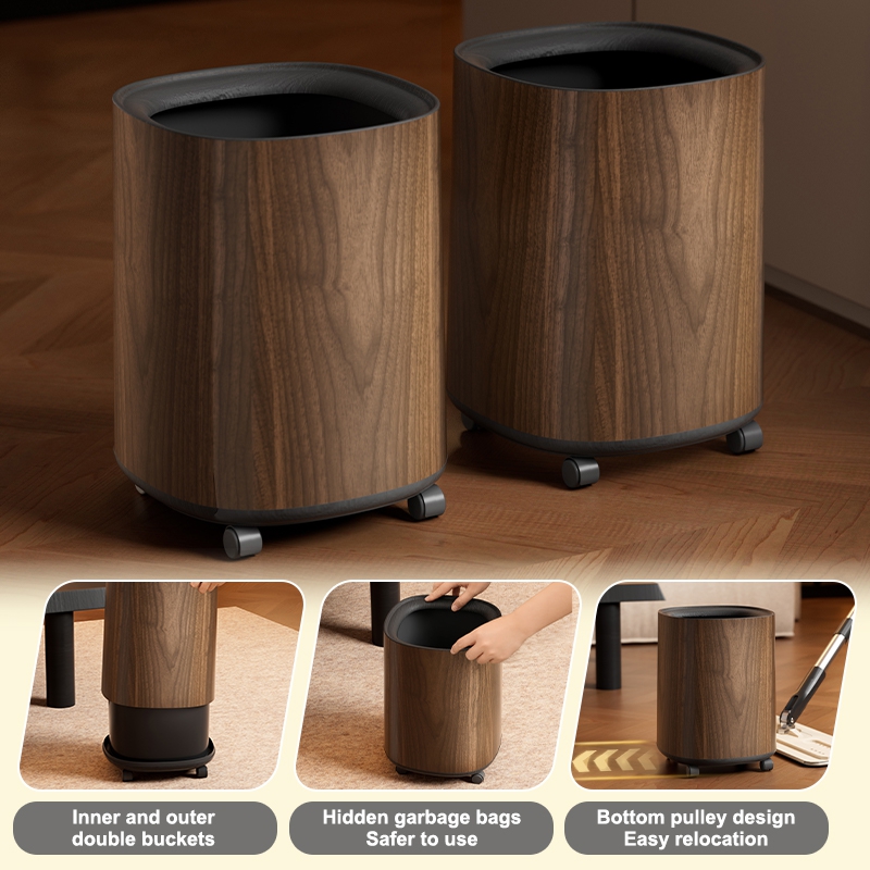 ถังขยะลายไม้สไตล์โมเดิร์น UFOR - Commercial Kitchen Bin บทวิจารณ์และราคา